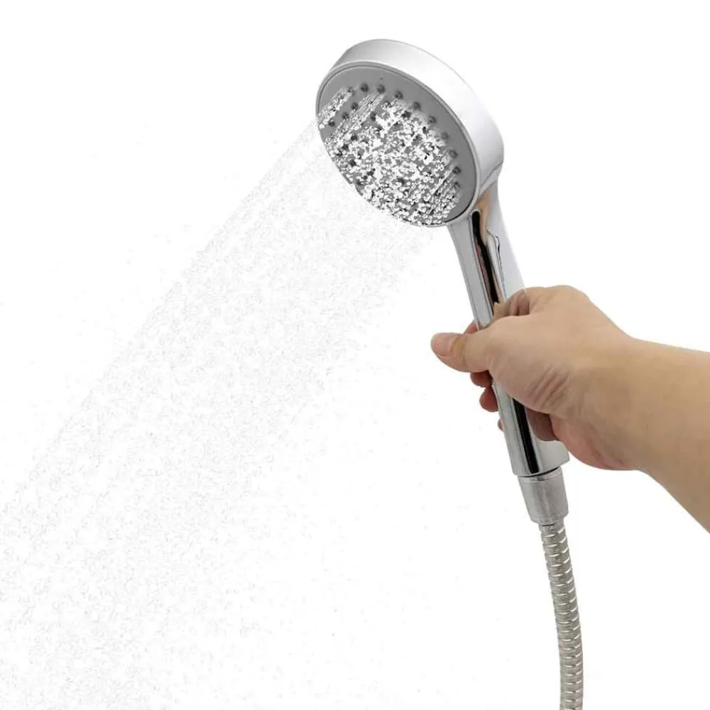 vidaXL Ducha Solar al Aire Libre Negro 217 cm PVC y Aluminio Clearance