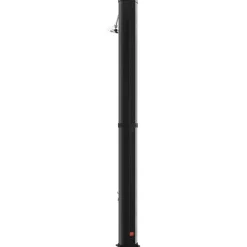 vidaXL Ducha solar exterior con rociador y grifo 35 L Negro Best