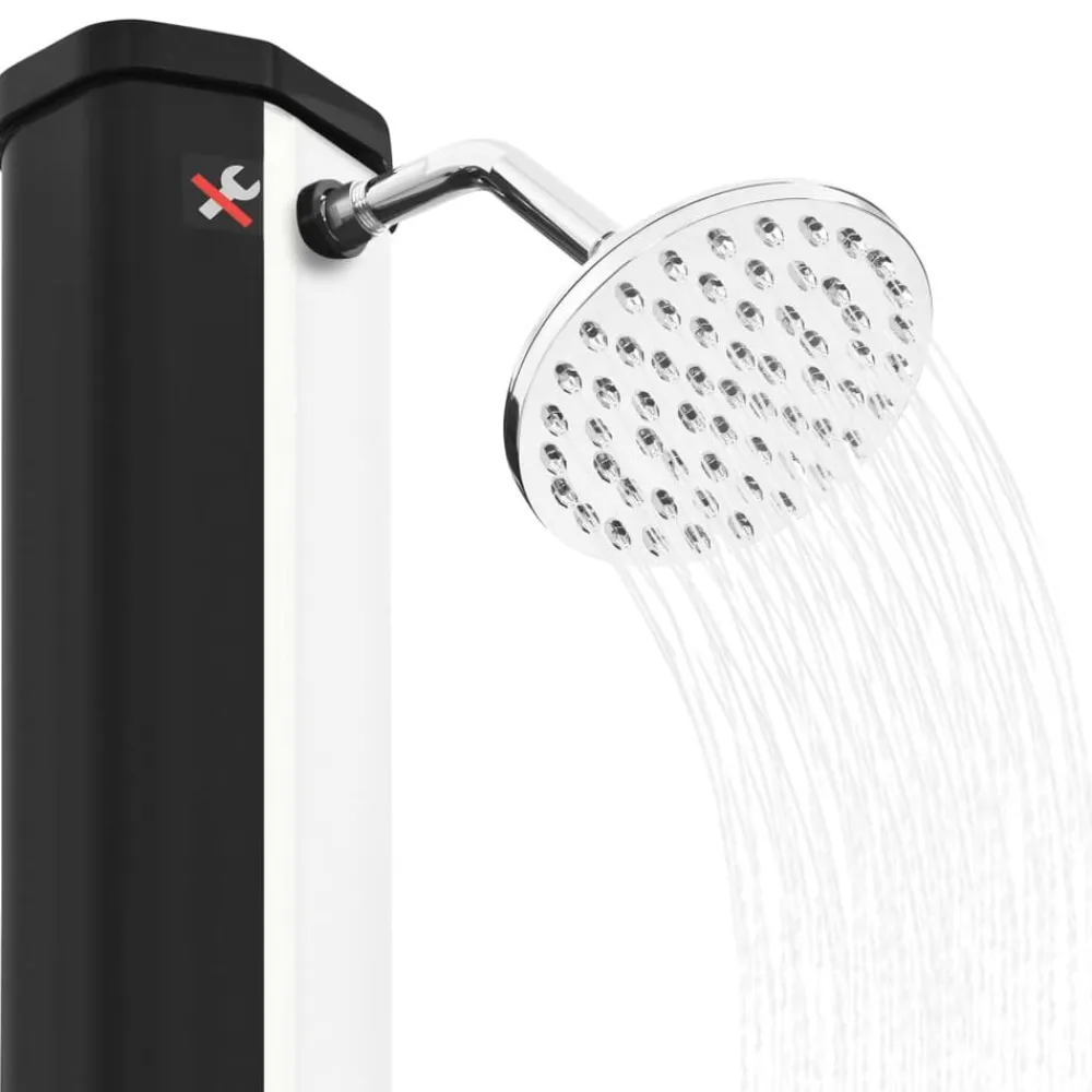 vidaXL Piscina Y Spa-Ducha solar exterior con rociador y grifo 35 L