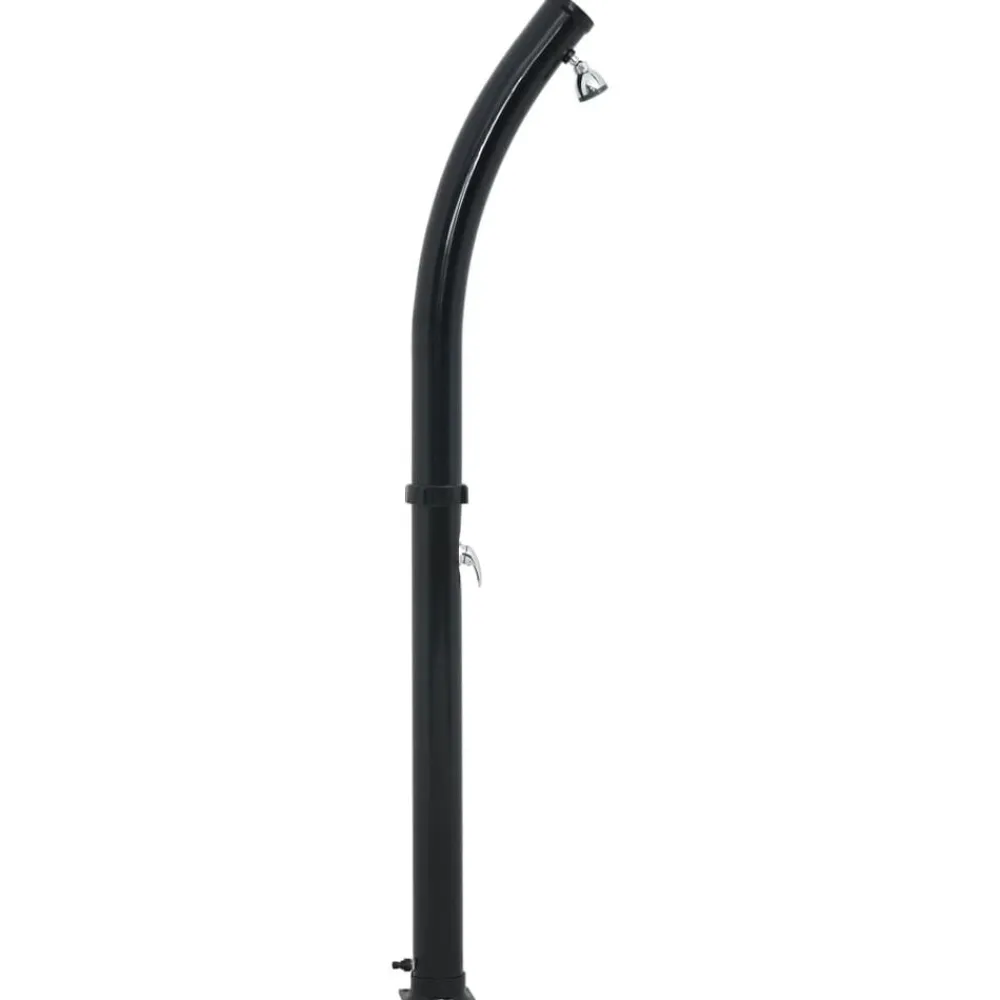 vidaXL Ducha solar negra 214 cm 20 L New