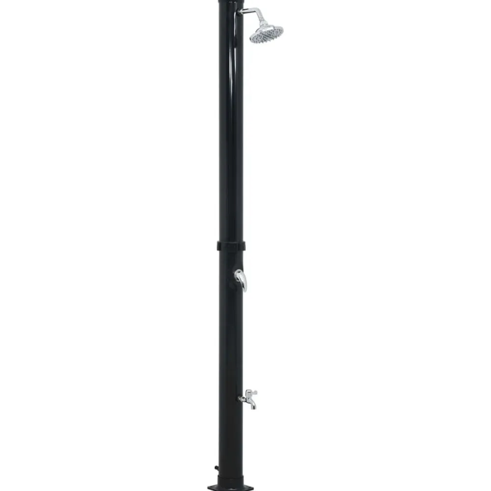 vidaXL Ducha solar negro 220 cm 20 L Outlet