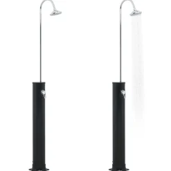vidaXL Ducha solar negro 214 cm 20 L Outlet
