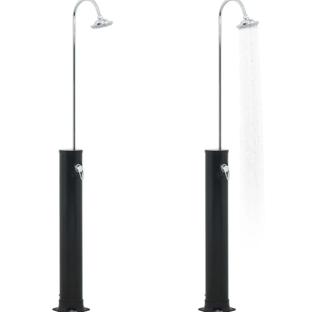 vidaXL Ducha solar negro 214 cm 20 L Outlet