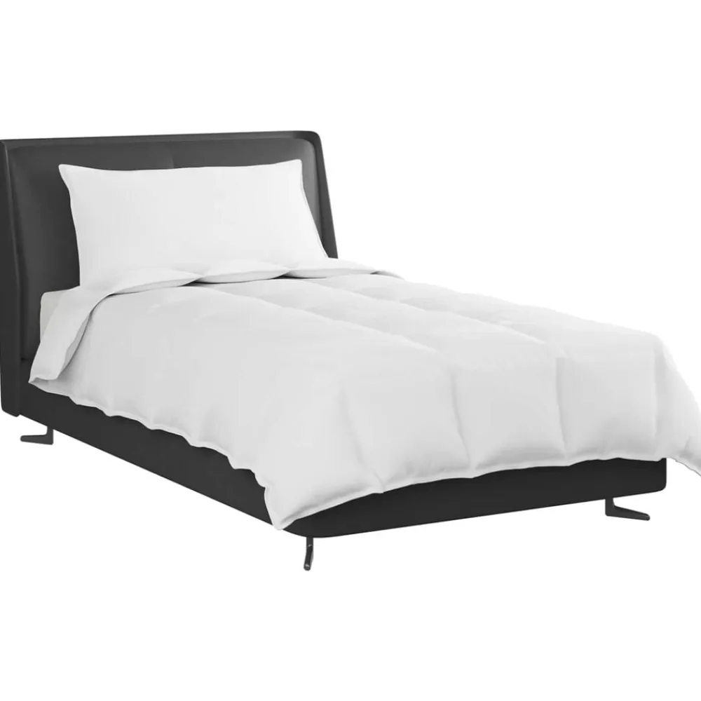 vidaXL Duvet 2 en 1 con almohada 2 pcs Pluma de pato Best