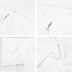 vidaXL Duvet 2 en 1 con almohada 2 pcs Pluma de pato New