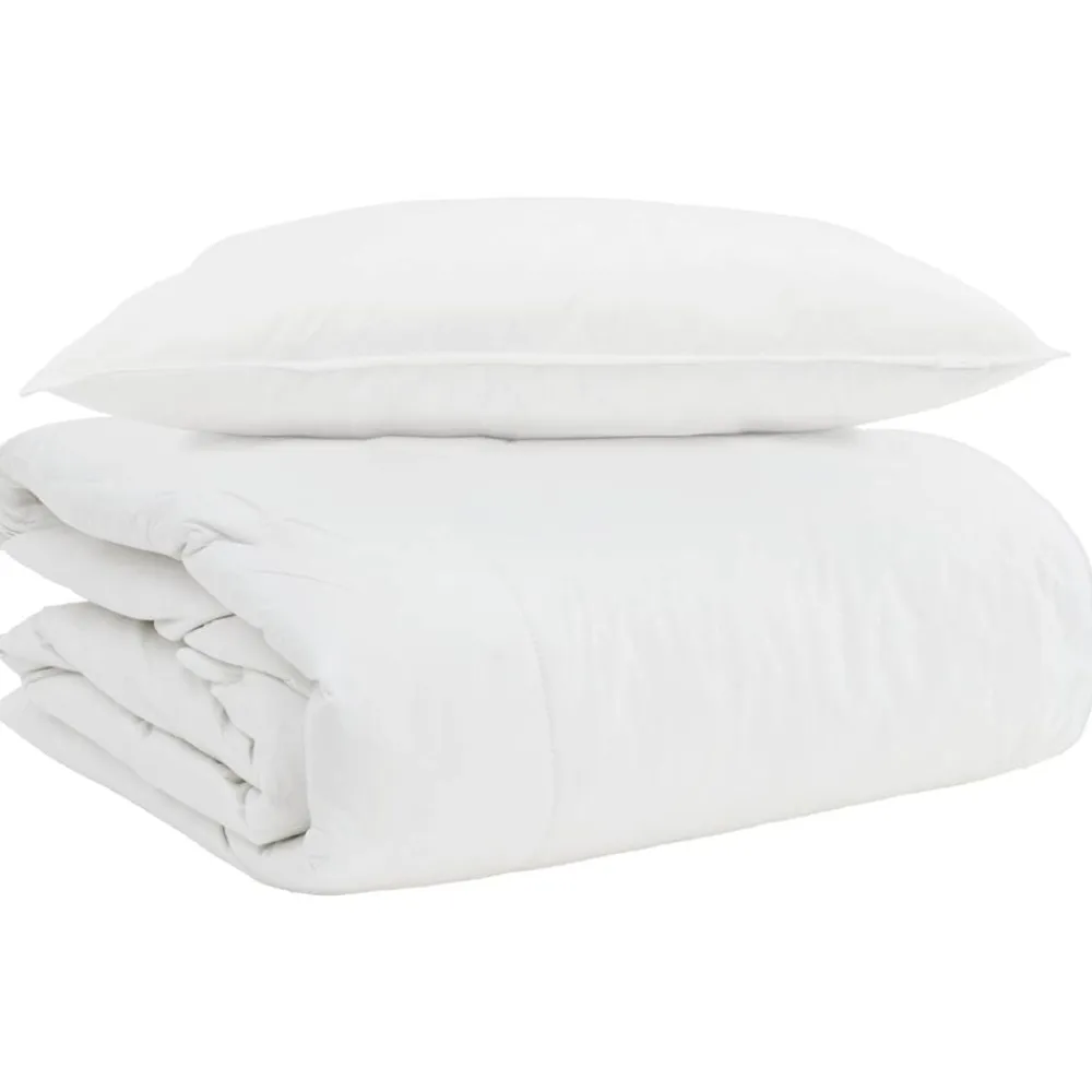 vidaXL Duvet 2 en 1 con almohada 2 pcs Pluma de pato Online