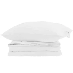 vidaXL Ropa De Casa-Duvet 2 en 1 con almohada 2 pcs Pluma de pato