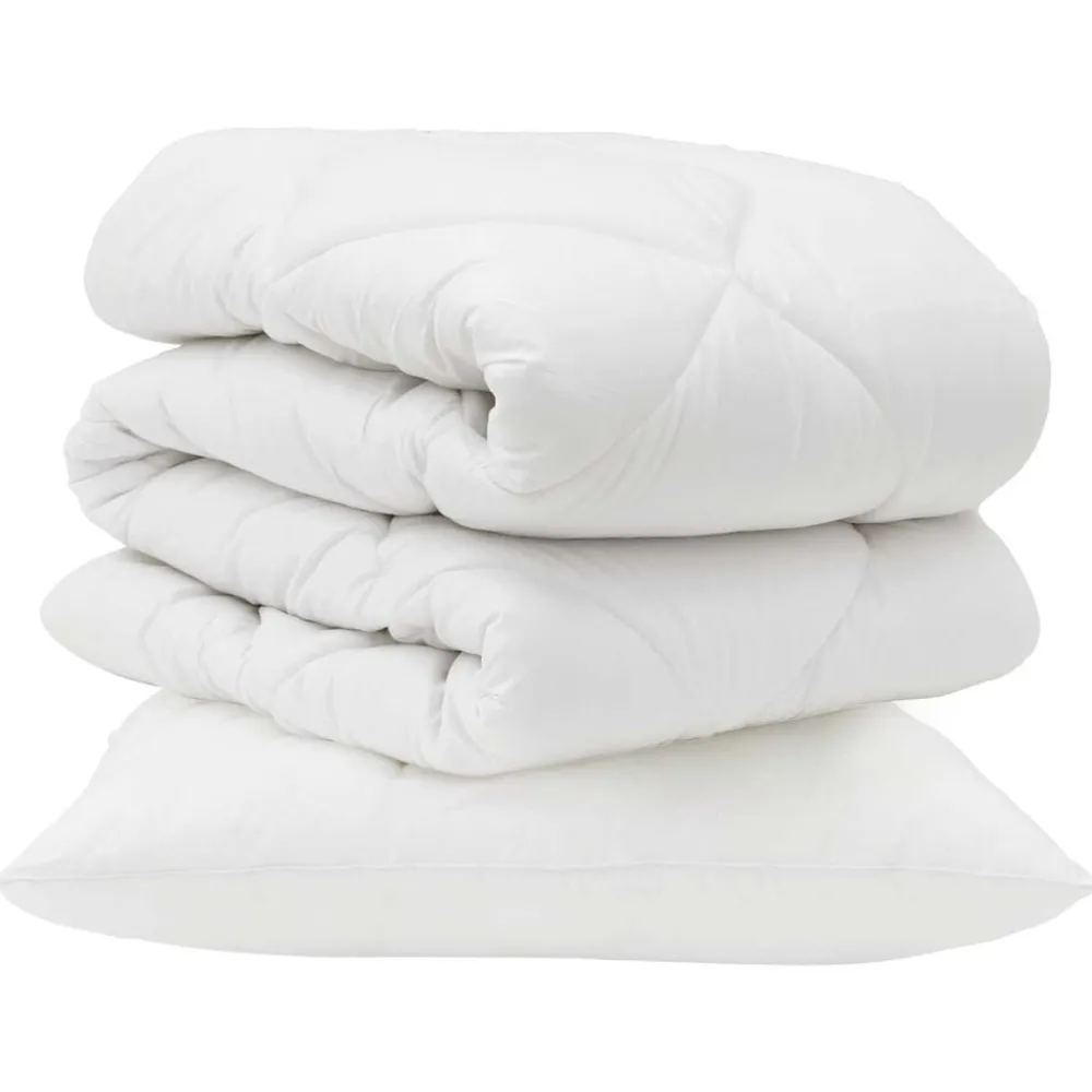 vidaXL Edredón con almohada 2 pcs Microfibra Sale