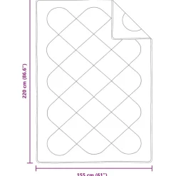 vidaXL Edredón con almohada 2 pcs Microfibra Sale