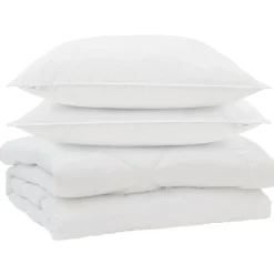 vidaXL Edredón con almohada 3 pcs Microfibra Discount