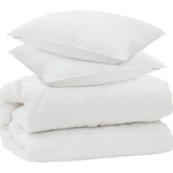 vidaXL Edredón con almohadas con almohada 3 pcs Microfibra