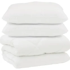 vidaXL Edredón con almohadas 3 pcs Microfibra y Plumas de Pato Hot