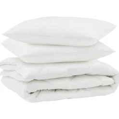 vidaXL Edredón con almohada 3 pcs Microfibra