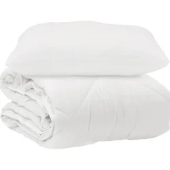 vidaXL Ropa De Casa-Edredón con almohada 2 pcs Microfibra