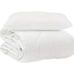 vidaXL Ropa De Casa-Edredón con almohada 2 pcs Microfibra