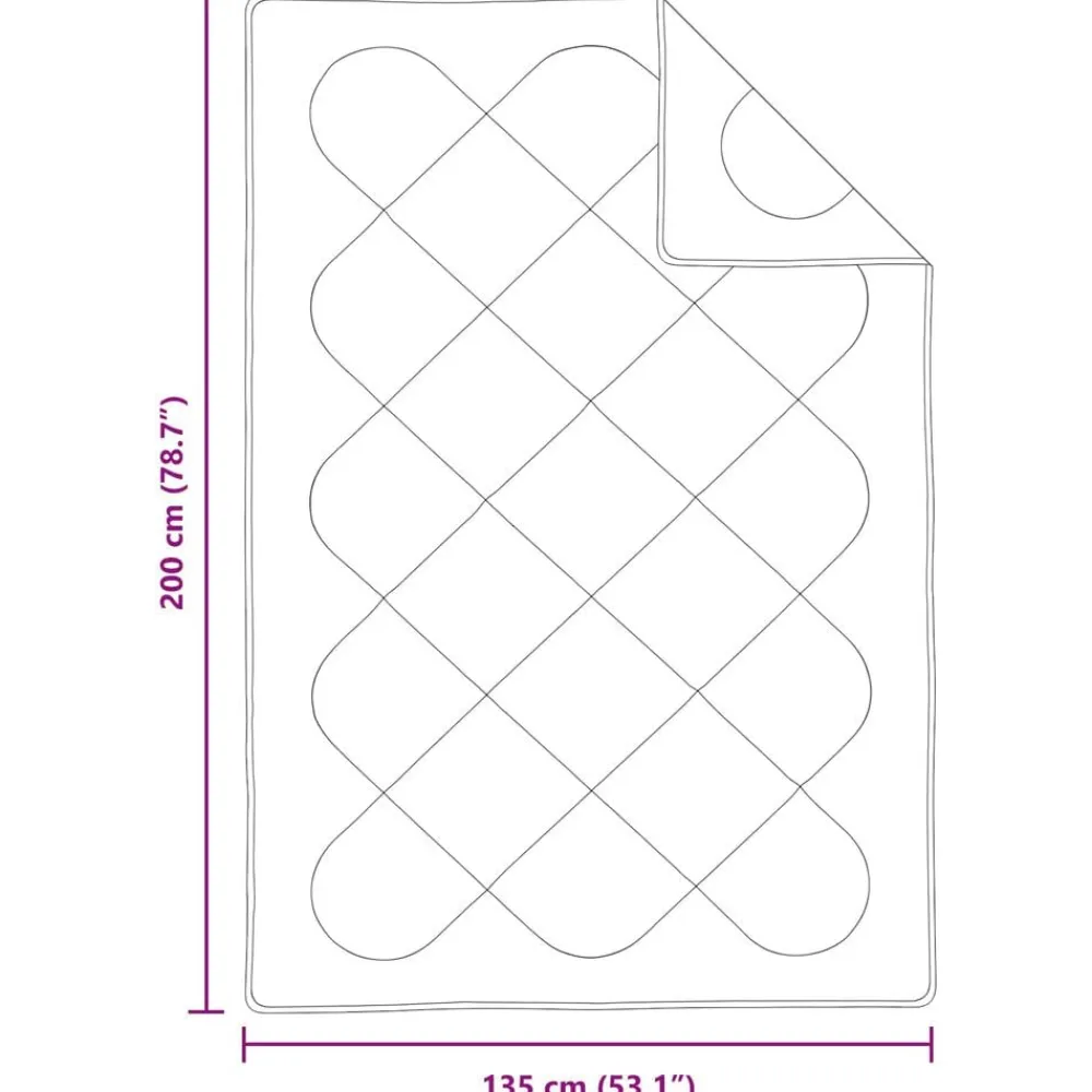 vidaXL Edredón con almohada 2 pcs Microfibra Outlet
