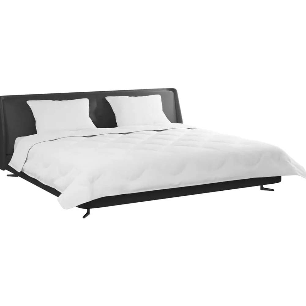 vidaXL Edredón con almohadas 3 pcs Microfibra y Plumas de Pato