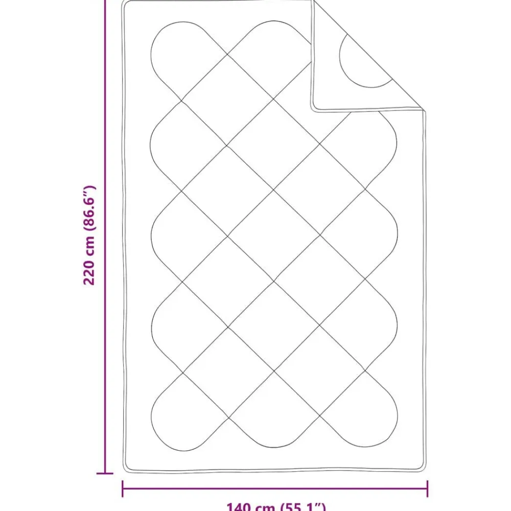 vidaXL Edredón con almohada 2 pcs Microfibra Best
