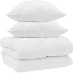 vidaXL Edredón de Invierno con almohada 3 pcs Microfibra Discount