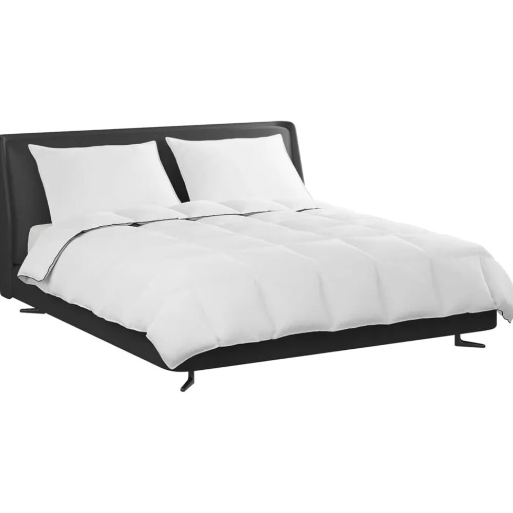 vidaXL Edredón de Invierno con almohada 3 pcs Pluma de pato Hot