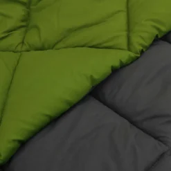 vidaXL Edredón de Invierno 135 x 200 cm Microfibra Verde y antracita Online