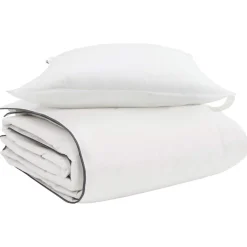 vidaXL Edredón de Invierno con almohada 2 pcs Pluma de pato Sale