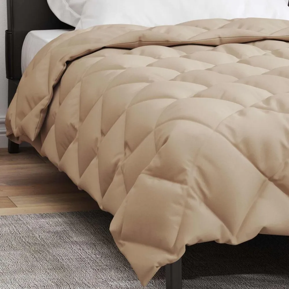 vidaXL Ropa De Casa-Edredón de Invierno 135 x 200 cm Microfibra