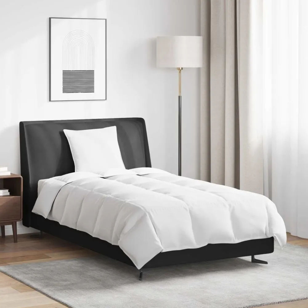 vidaXL Edredón de Invierno con almohada 2 pcs Pluma de pato Discount