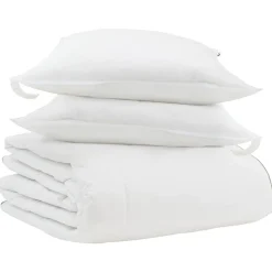 vidaXL Edredón de Invierno con almohada 3 pcs Pluma de pato