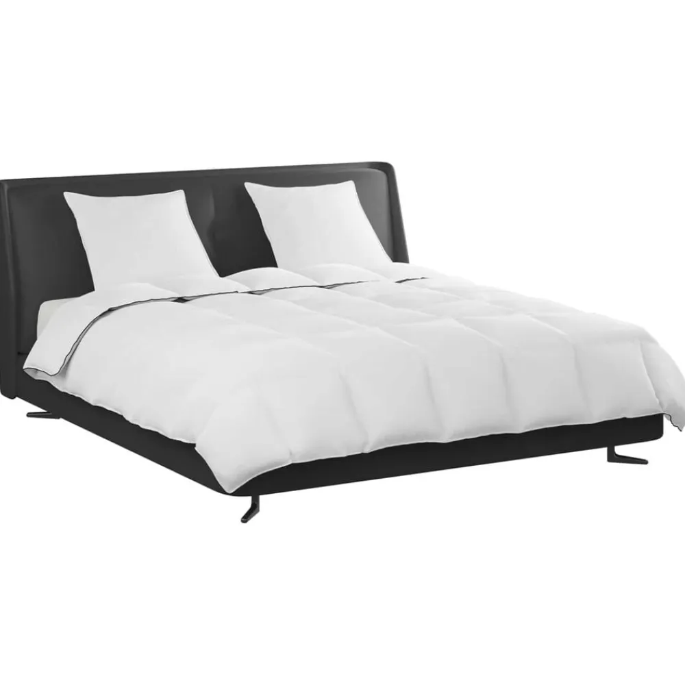 vidaXL Edredón de Invierno con almohada 3 pcs Pluma de pato