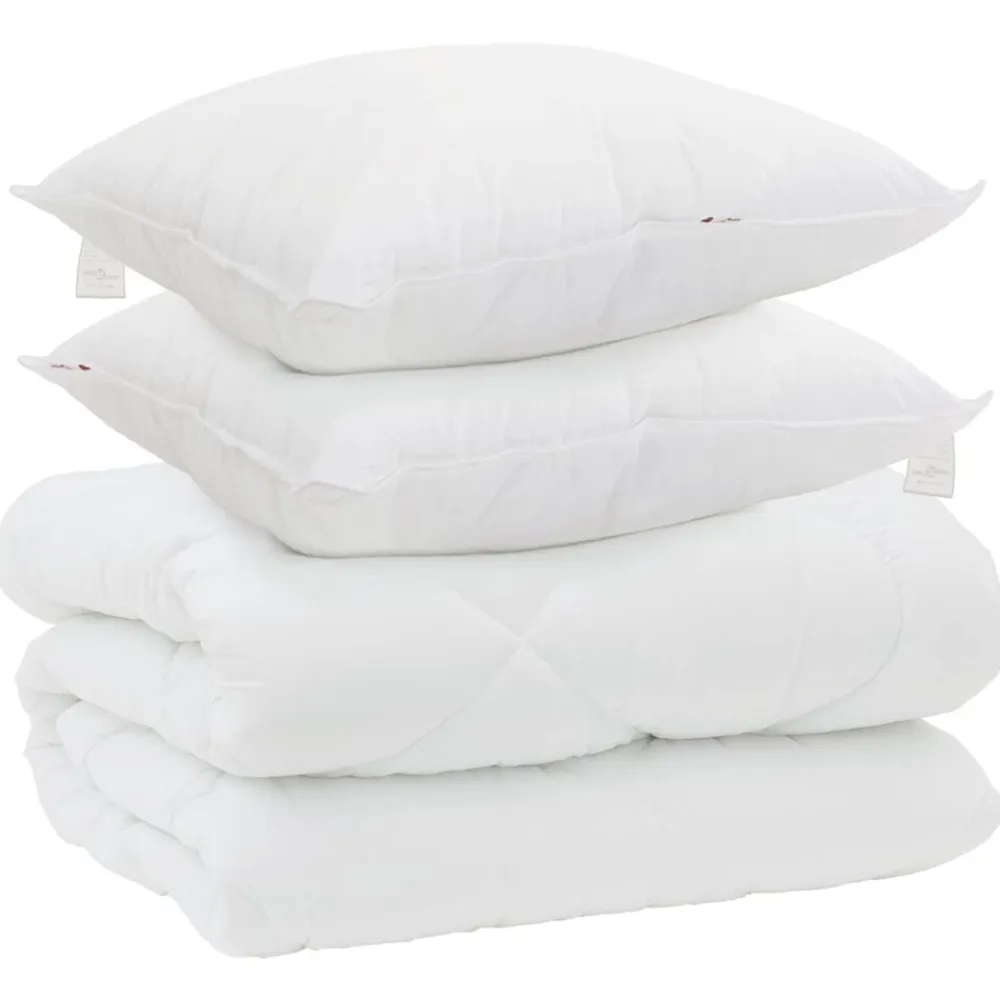 vidaXL Edredón de Invierno con almohada 3 pcs Microfibra Clearance