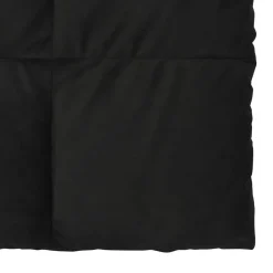 vidaXL Edredón de Invierno Acolchado 200 x 200 cm Microfibra Negro Hot