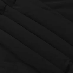 vidaXL Edredón de Invierno Acolchado 200 x 200 cm Microfibra Negro Hot