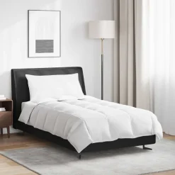 vidaXL Edredón de Invierno con almohada 2 pcs Pluma de pato New