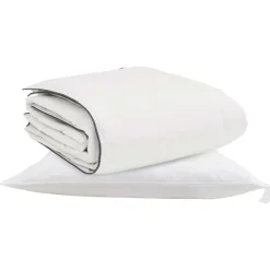 vidaXL Edredón de Invierno con almohada 2 pcs Pluma de pato Online