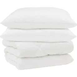 vidaXL Edredón de Invierno con almohada 3 pcs Microfibra Sale