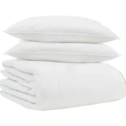 vidaXL Edredón de Invierno con almohada 3 pcs Pluma de pato Clearance