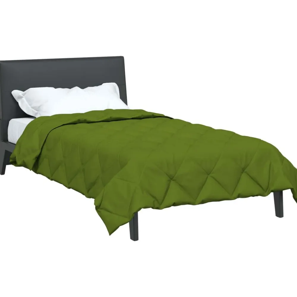 vidaXL Ropa De Casa-Edredón de Todo el Año 135 x 200 cm Microfibra