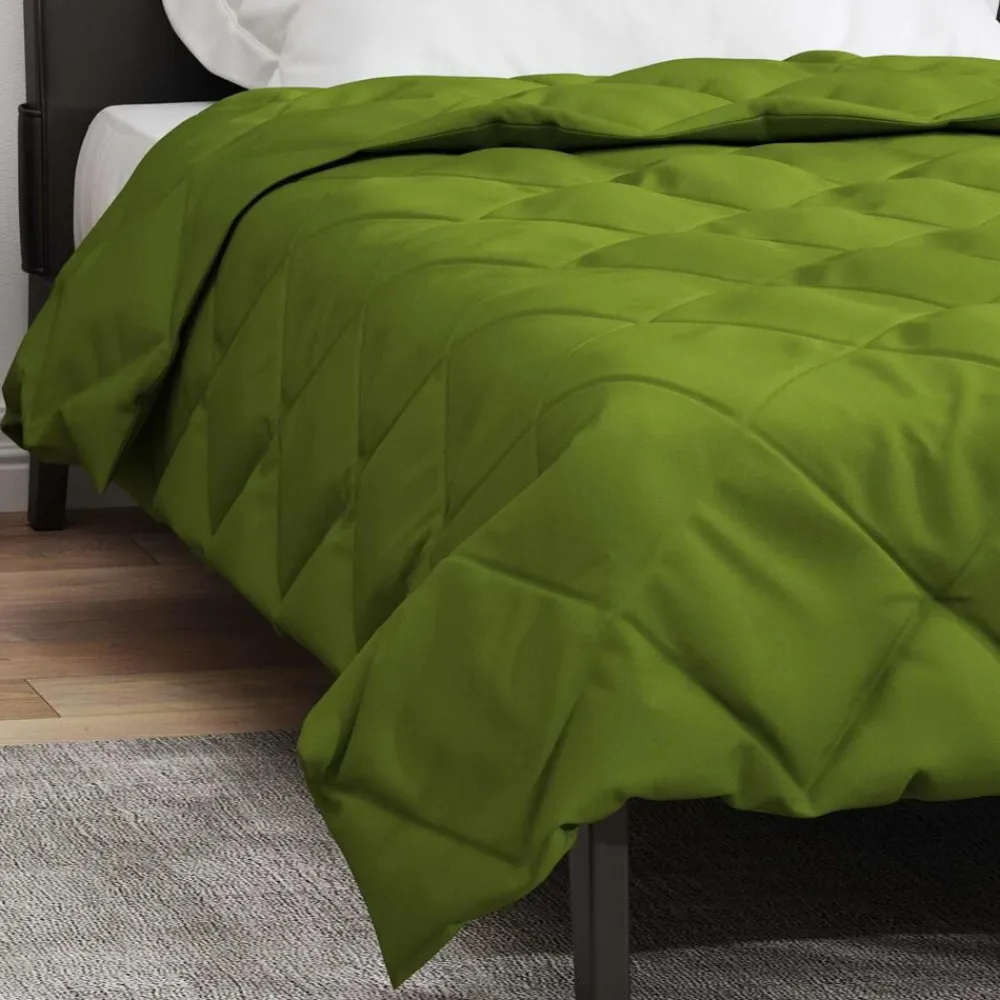vidaXL Ropa De Casa-Edredón de Todo el Año 135 x 200 cm Microfibra