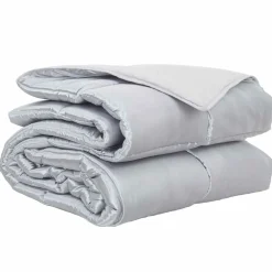 vidaXL Ropa De Casa-Edredón de Todo el Año 135 x 200 cm Satén y Microfibra
