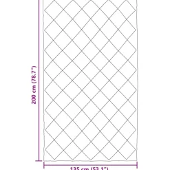 vidaXL Edredón de Todo el Año Negro y Tono Arena 135 x 200 cm Negro y taupe Discount