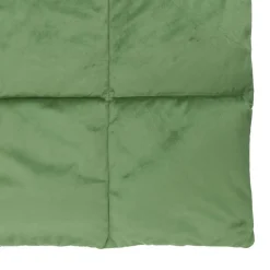 vidaXL Edredón de Todo el Año Acolchado 135 x 200 cm Microfibra Verde New