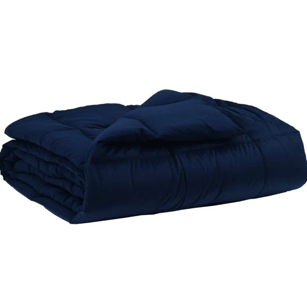vidaXL Ropa De Casa-Edredón de Todo el Año 135 x 200 cm Microfibra