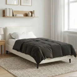 vidaXL Ropa De Casa-Edredón de Verano Acolchado 135 x 200 cm Microfibra