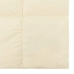 vidaXL Edredón de Verano Acolchado 135 x 200 cm Microfibra Crema Discount