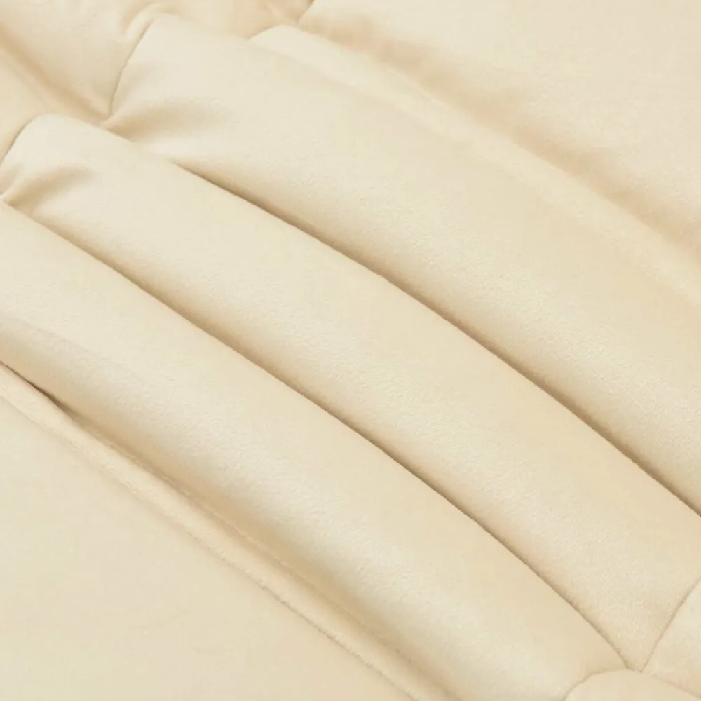 vidaXL Edredón de Verano Acolchado 135 x 200 cm Microfibra Crema Discount