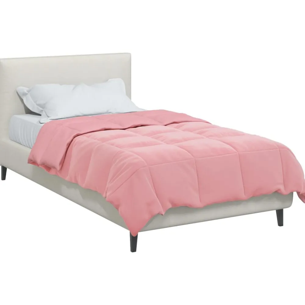 vidaXL Ropa De Casa-Edredón de Verano Acolchado 140 x 200 cm Microfibra