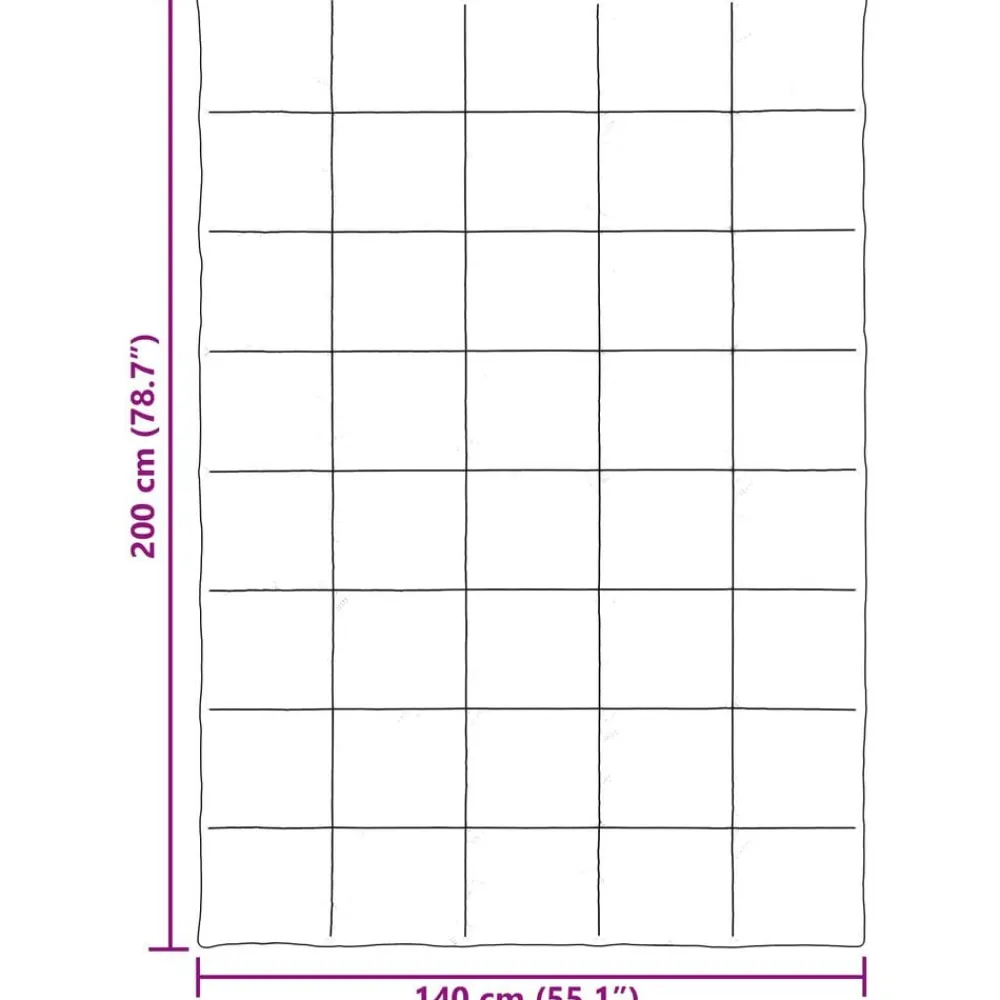 vidaXL Ropa De Casa-Edredón de Verano Acolchado 140 x 200 cm Microfibra