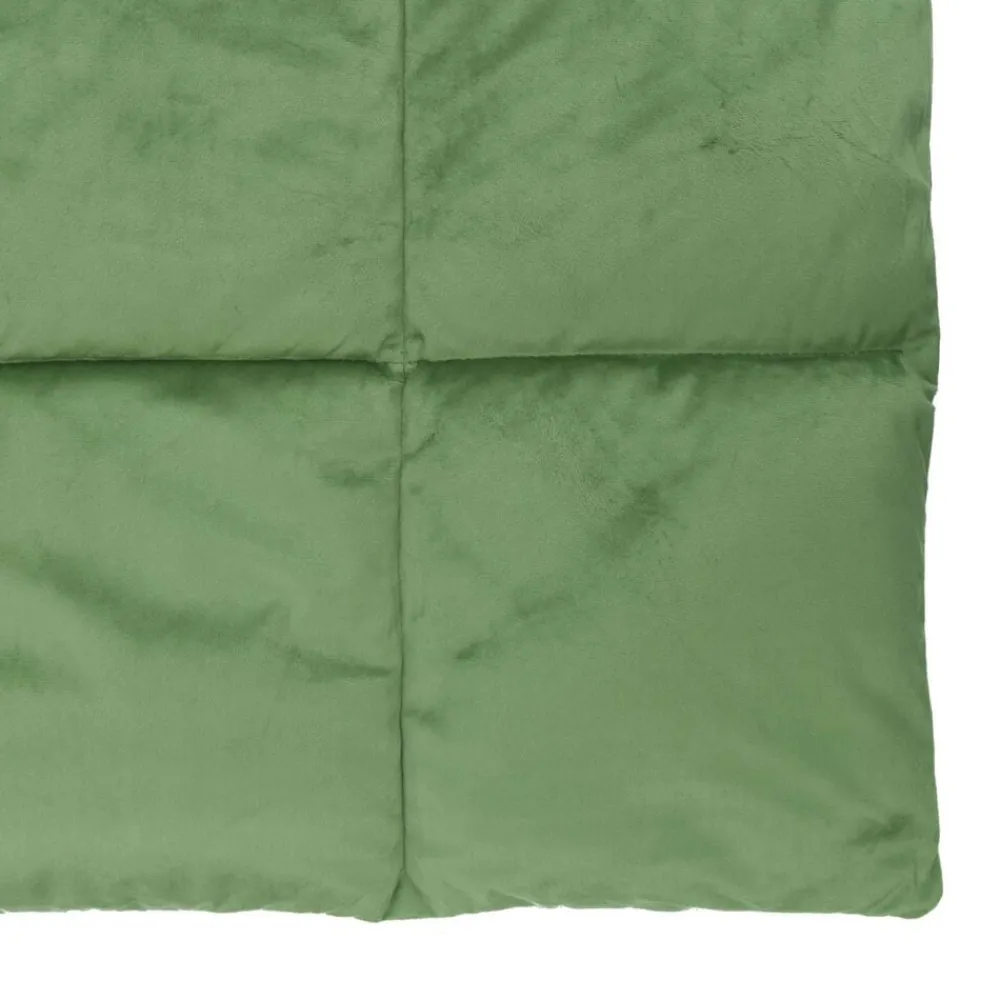 vidaXL Edredón de Verano Acolchado 135 x 200 cm Microfibra Verde Hot