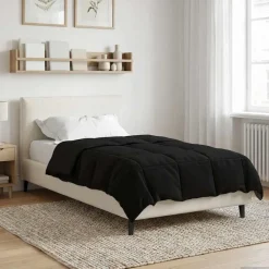 vidaXL Ropa De Casa-Edredón de Verano Acolchado 135 x 200 cm Microfibra